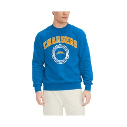 Mens Powder Blue Los Angeles Chargers Ronald Crew Sweatshirt