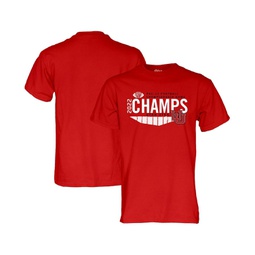 Mens Red Utah Utes 2022 PAC-12 Football Conference Champions Locker Room T-shirt