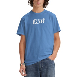 Mens Short Sleeve Crewneck Logo Graphic T-Shirt