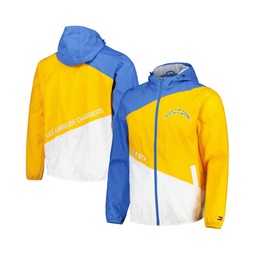 Mens Powder Blue Gold Los Angeles Chargers Bill Full-Zip Jacket