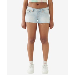 Womens Joey Low Rise Ombre Zig Zag Shorts