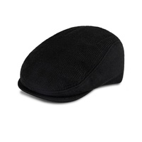 Mens Flat Top Ivy Cap with Sherpa Fleece Lining