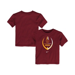 Toddler Boys and Girls Burgundy Washington Commanders Football Wordmark T-shirt
