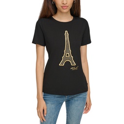 Womens Eiffel Tower T-Shirt