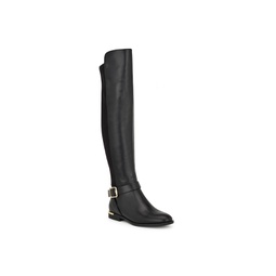 Womens Andone Round Toe Over The Knee Casual Boots