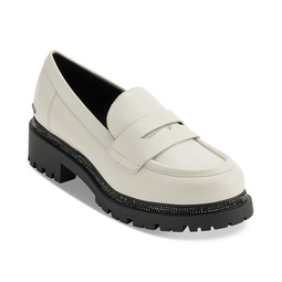 Womens Rudy Slip-On Penny Loafer Flats