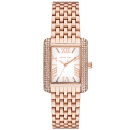 Womens Emery Three-Hand Rose Gold-Tone Stainless Steel Watch 33 x 27mm