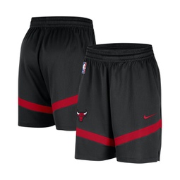 Mens Black Chicago Bulls On-Court Practice Warmup Performance Shorts