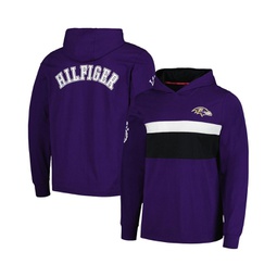 Mens Purple Baltimore Ravens Morgan Long Sleeve Hoodie T-shirt