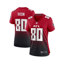 Womens Andre Rison Red Atlanta Falcons Retired Player Jersey