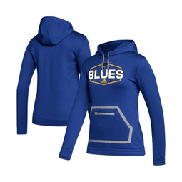 Womens Blue St. Louis Blues Team Pullover Hoodie