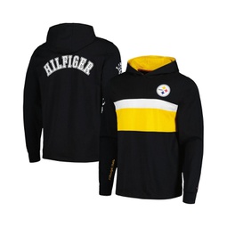 Mens Black Pittsburgh Steelers Morgan Long Sleeve Hoodie T-shirt