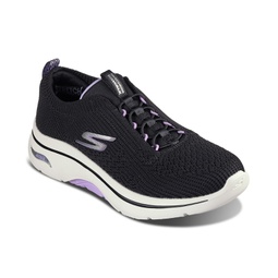 Womens GO WALK Arch Fit- Crystal Waves Walking Sneakers from Finish Line
