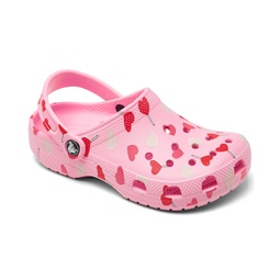 Little Girls Hearts Classic Clog Sandals from Finish Line