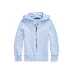 Toddler and Little Girls Terry Full-Zip Hoodie