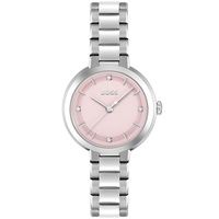 BOSS Womens Sena Quartz Silver-Tone Stainless Steel Watch 34mm