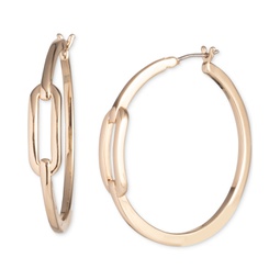 Medium Link Hoop Earrings 1.23