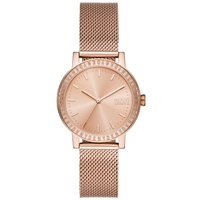 Womens Soho D Three-Hand Rose Gold-Tone Stainless Steel Watch 34mm