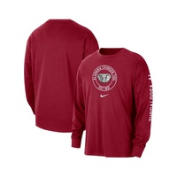 Mens Crimson Alabama Crimson Tide Heritage Max90 Long Sleeve T-shirt