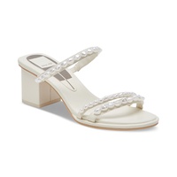Womens Tinker Pearl Low Embellished Dress Sandals