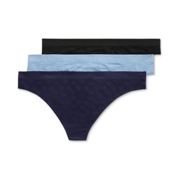 Monogram Mesh Jacquard Thong 3-Pack Underwear 4L0184