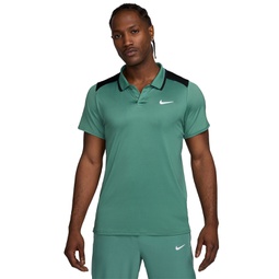 Mens Advantage Dri-FIT Colorblocked Tennis Polo Shirt