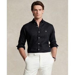 Mens Classic-Fit Linen Shirt