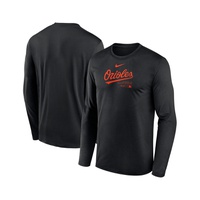 Mens Black Baltimore Orioles Authentic Collection Practice Performance Long Sleeve T-Shirt