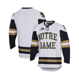 Mens White Notre Dame Fighting Irish UA Replica Hockey Jersey