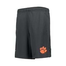 Big Boys Anthracite Clemson Tigers Performance Fly Shorts