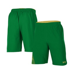 Mens Green Notre Dame Fighting Irish 2021 Sideline Woven Shorts