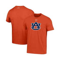 Mens Orange Auburn Tigers School Logo Performance Cotton T-shirt