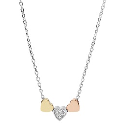 Sutton Heart Steel Necklace