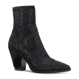 Womens Dover Embellished Pointed-Toe Dress Booties