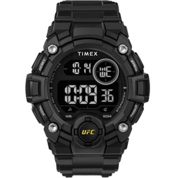 UFC Mens Quartz Rematch Resin Black Watch 50mm