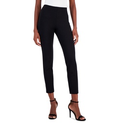 Womens Pull-On Hollywood-Waist Ankle Pants