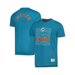 Mens Aqua Miami Dolphins Liam T-shirt