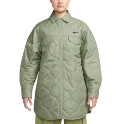 Womens Sportswear Essentials Quilted Trench Coat