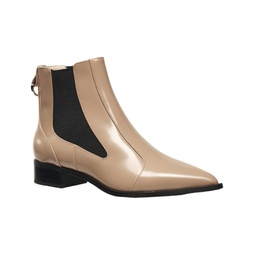 Womens Leo Pull-on Ankle Booties