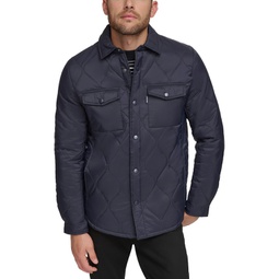 Mens Onion Quilted Shirt Jacket