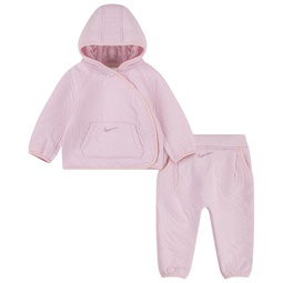 Baby Boys or Girls Ready Snap Jacket and Pants 2 Piece Set