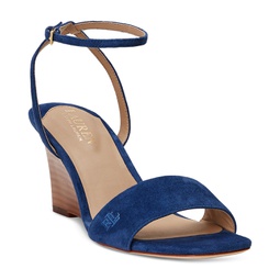 Womens Katherine Ankle-Strap Wedge Sandals