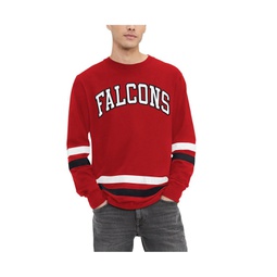 Mens Red Black Atlanta Falcons Nolan Long Sleeve T-shirt