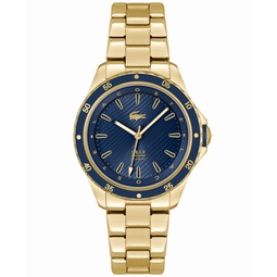 Womens Santorini Quartz Gold-Tone Stainless Steel Bracelet Watch 36mm