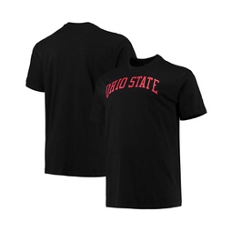 Mens Black Ohio State Buckeyes Big and Tall Arch Team Logo T-shirt