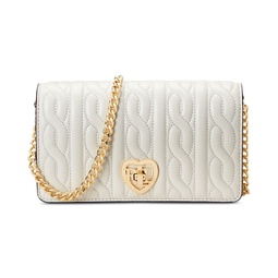 Quilted Leather Turn-Lock Mini Crossbody