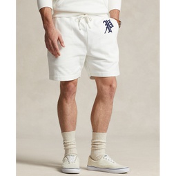 Mens 6-Inch Graphic Lightweight Fleece Shorts