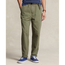 Mens Relaxed-Fit Twill Hiking Pants