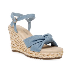 Womens Wheatley Ankle Strap Espadrille Wedge Sandals