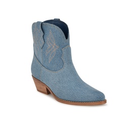 Womens Texen Western Ankle Booties